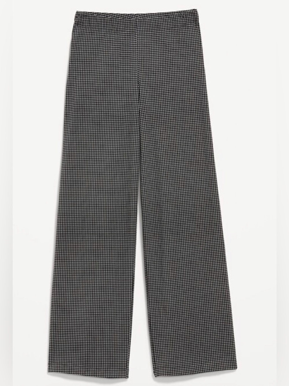Old navy black and grey houndstooth wide pants